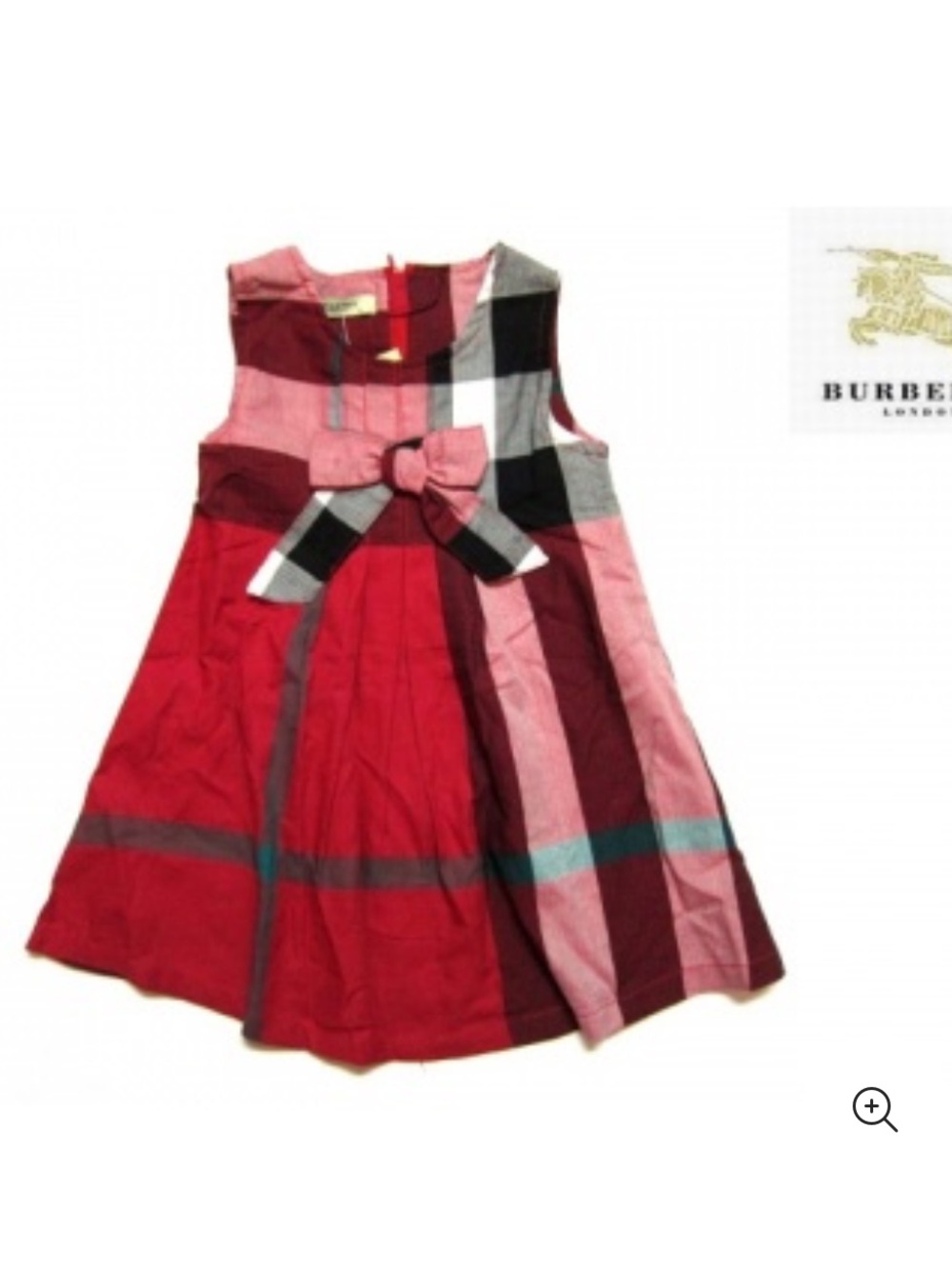 Toddler girl Burberry dress fits toddler 4T